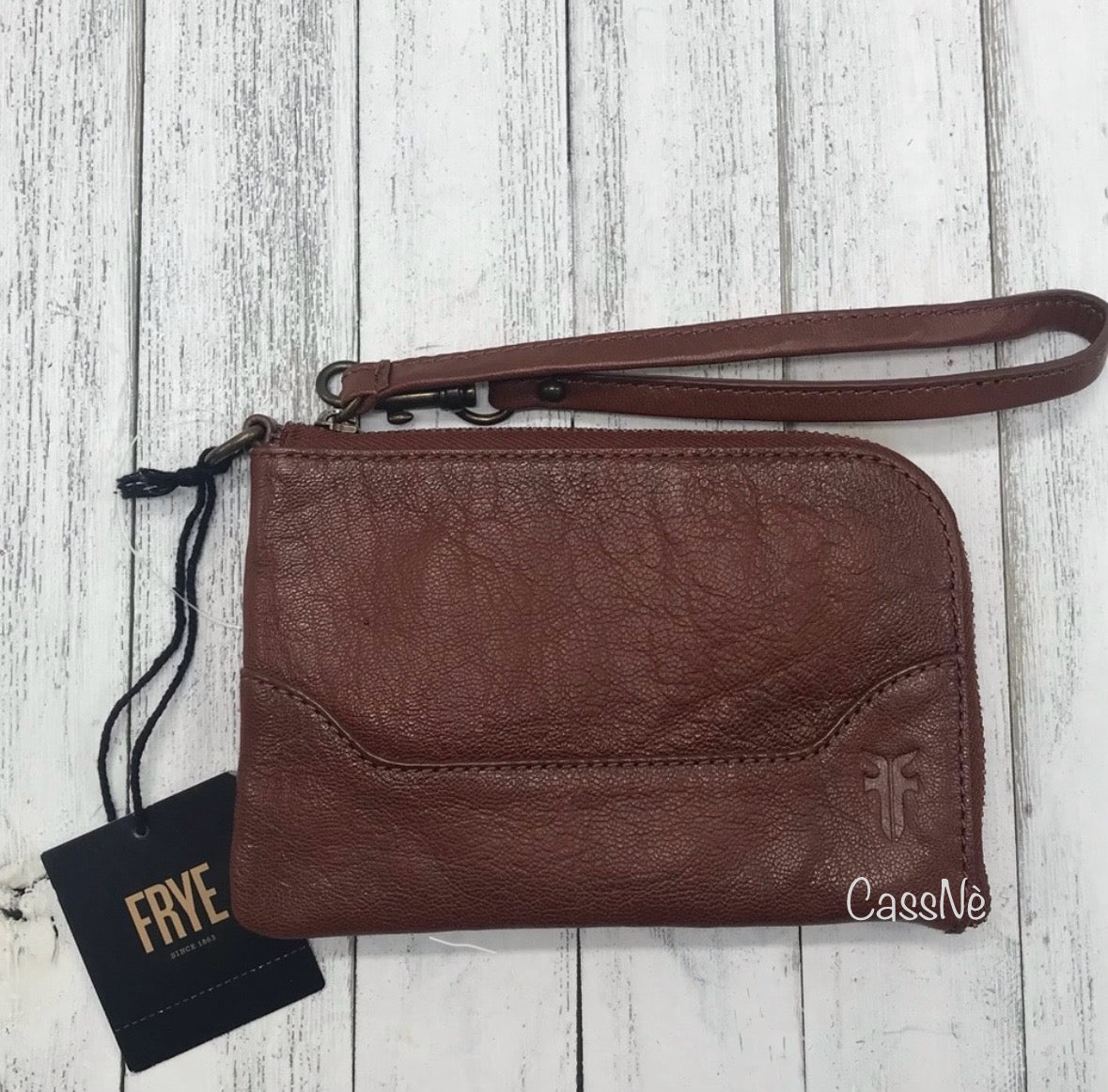 FRYE Melissa Leather Wristlet