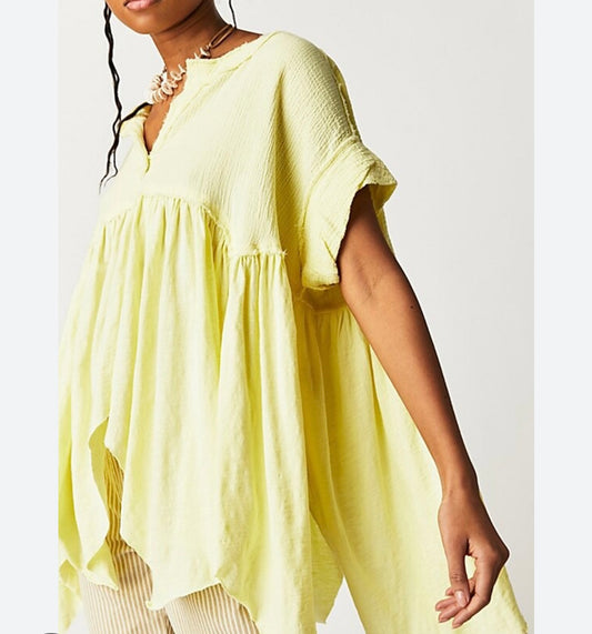 Free People Sugar Rush Babydoll Top